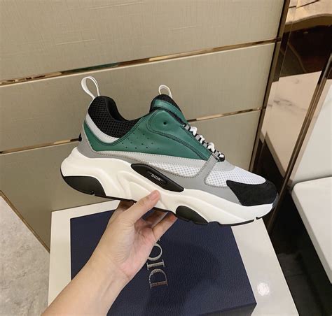 dior sneakers b22 green